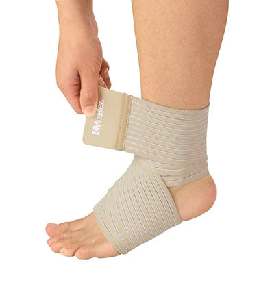 Wonder Wrap™ elastic and nylon wrap - Beige - 3" x 4.5 ft - L/XL