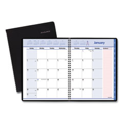 QuickNotes Special Edition Monthly Planner, 11 x 8.25, Black/Pink Cover, 12-Month (Jan to Dec): 2024