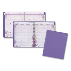 Beautiful Day Weekly/Monthly Planner, Vertical-Column Format, 11 x 8.5, Purple Cover, 13-Month (Jan to Jan): 2024 to 2025