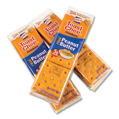 Toast Chee Peanut Butter Cracker Sandwiches, 1.52 oz Pack, 40 Packs/Box, Ships in 1-3 Business Days