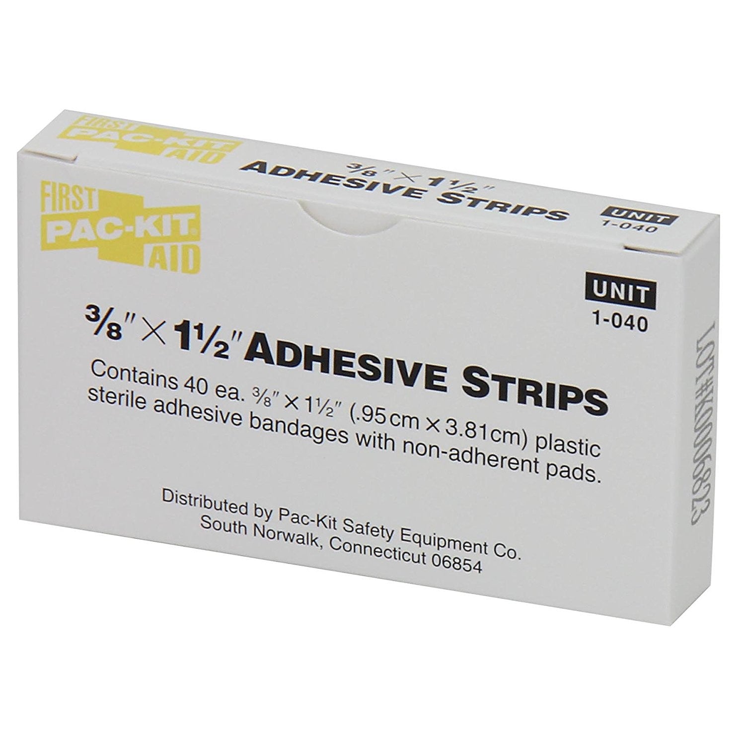 3/8”x1.5” Plastic Bandages, 40/box