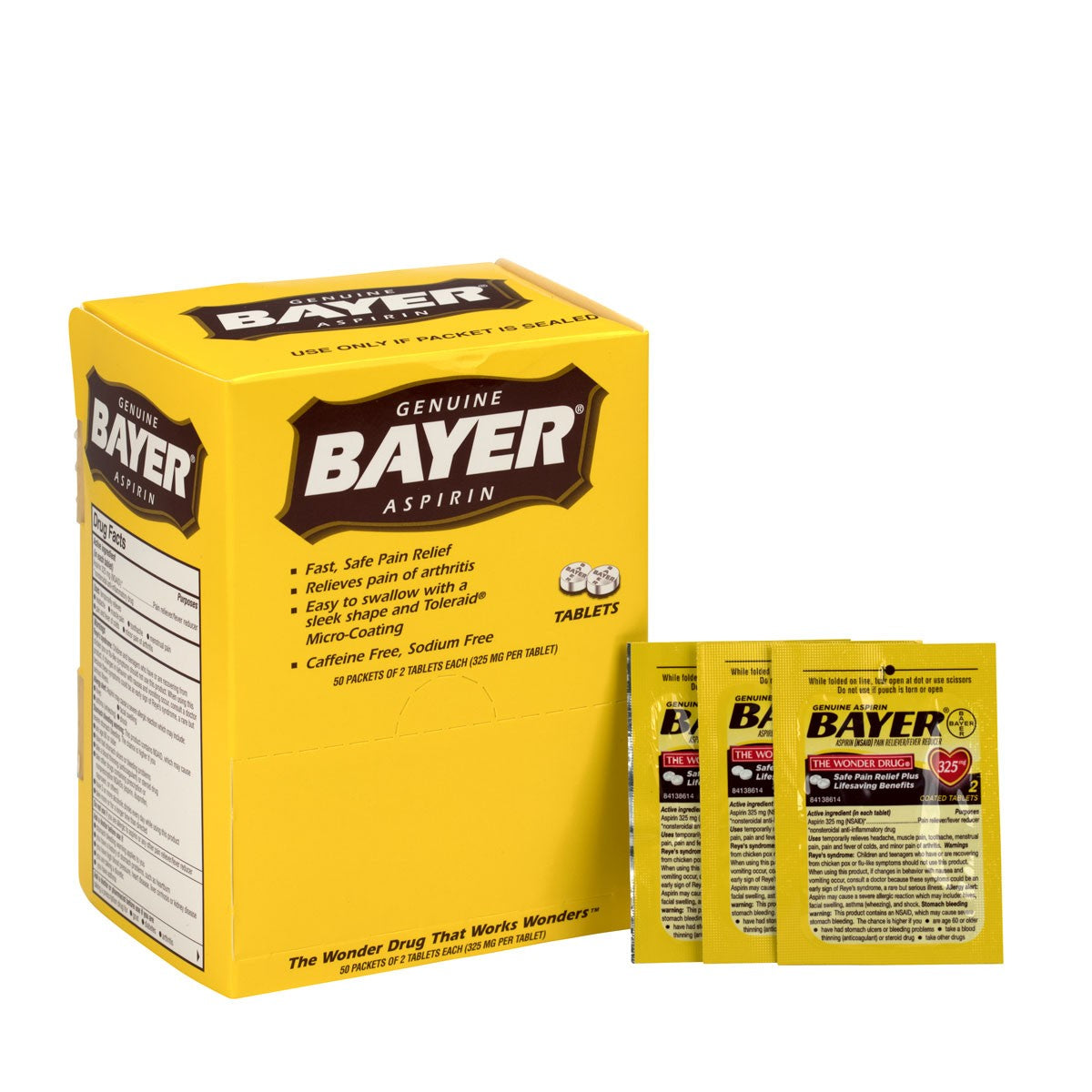 Bayer Aspirin, 50x2/box