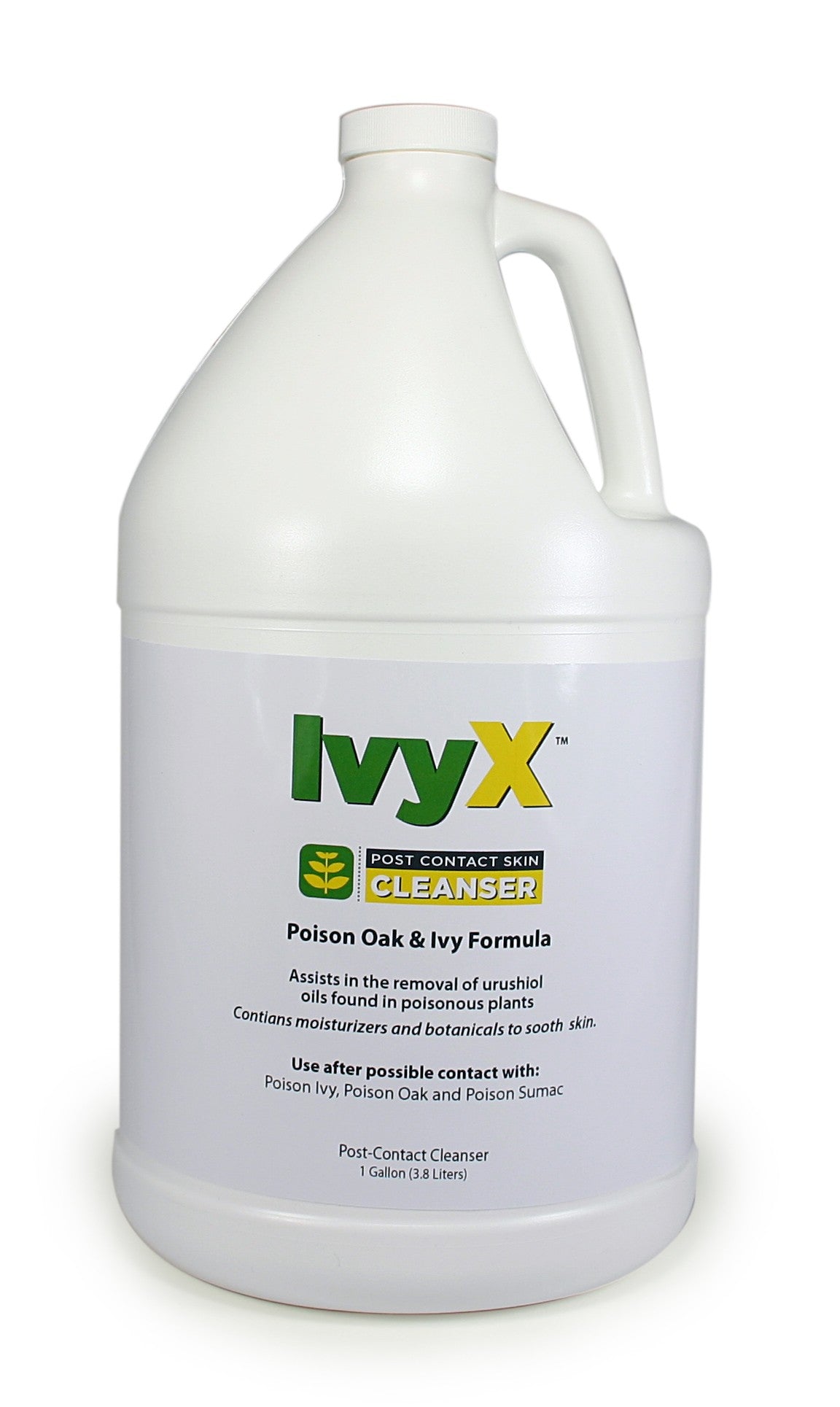 IvyX Post-Contact Cleanser, Gallon Jug