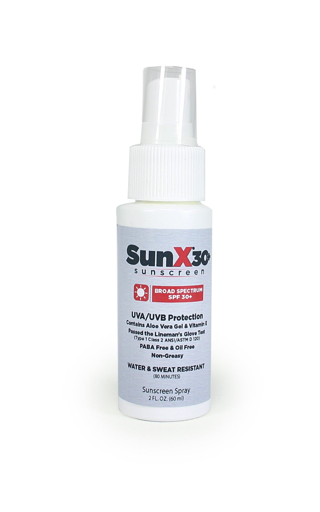 SunX30 Sunscreen Spray, 2 oz. Pump