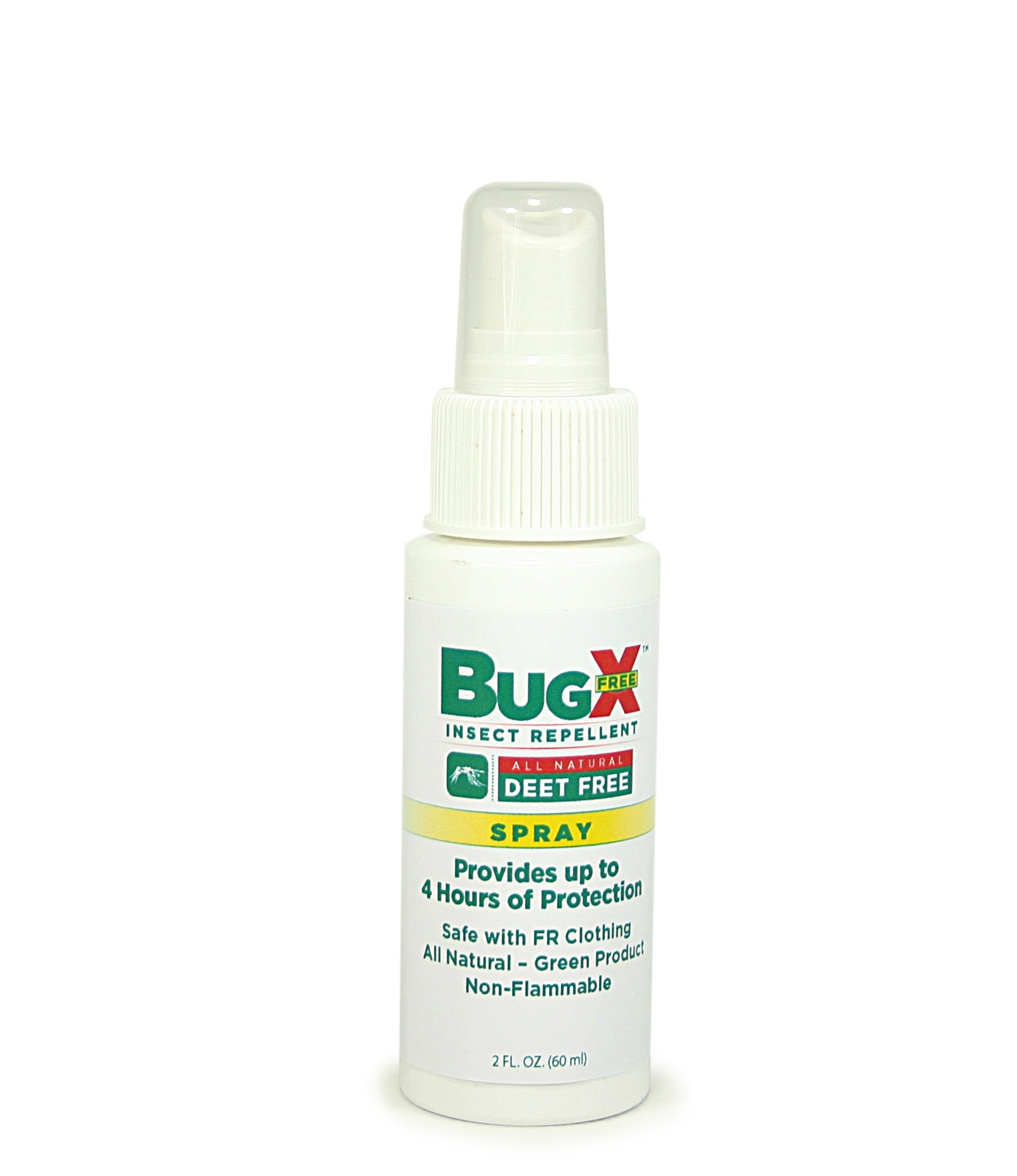 BugX DEET FREE Insect Repellent Spray, 2 oz. Bottle