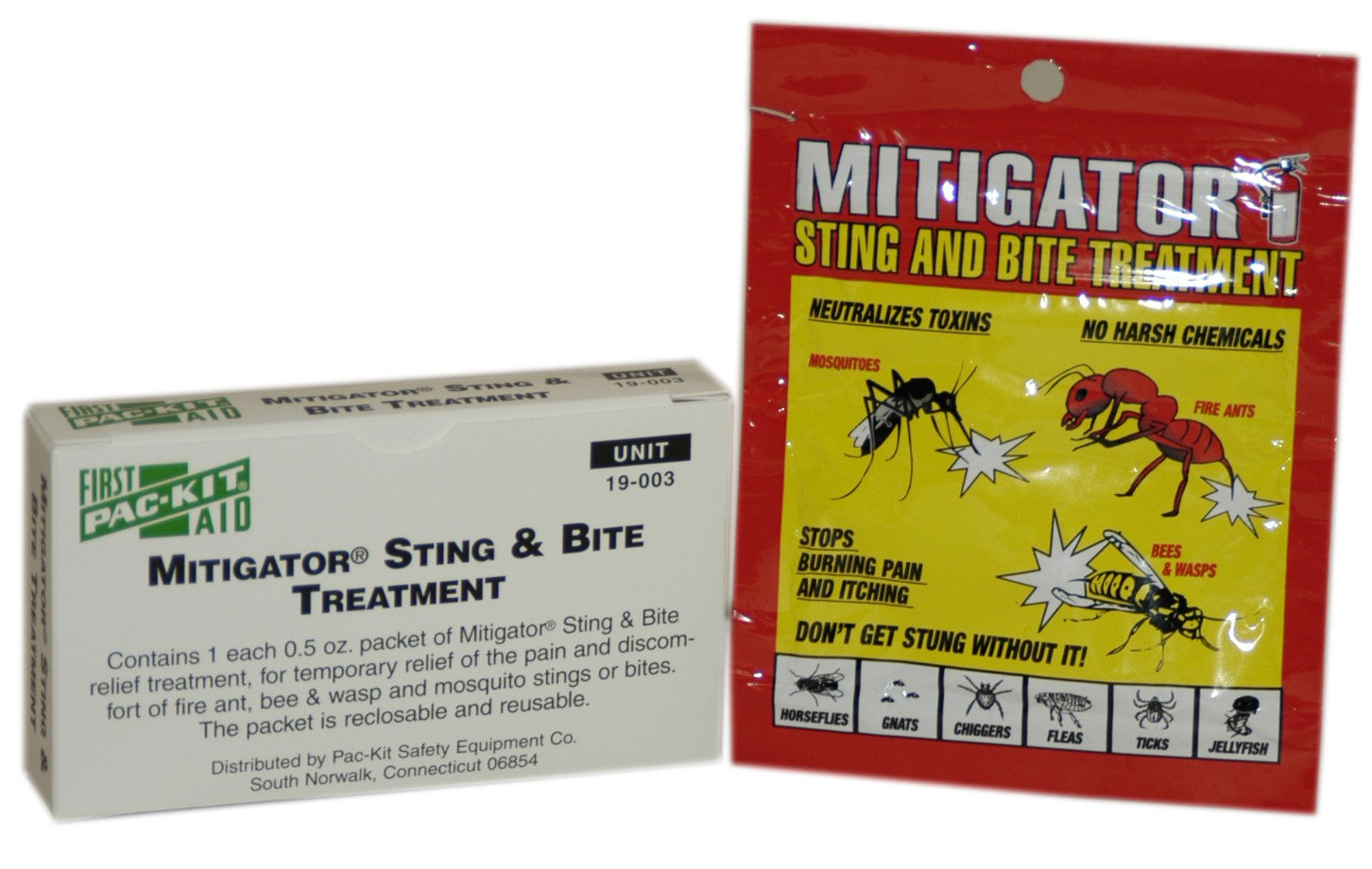 Mitigator Sting Relief Packet, 1/box