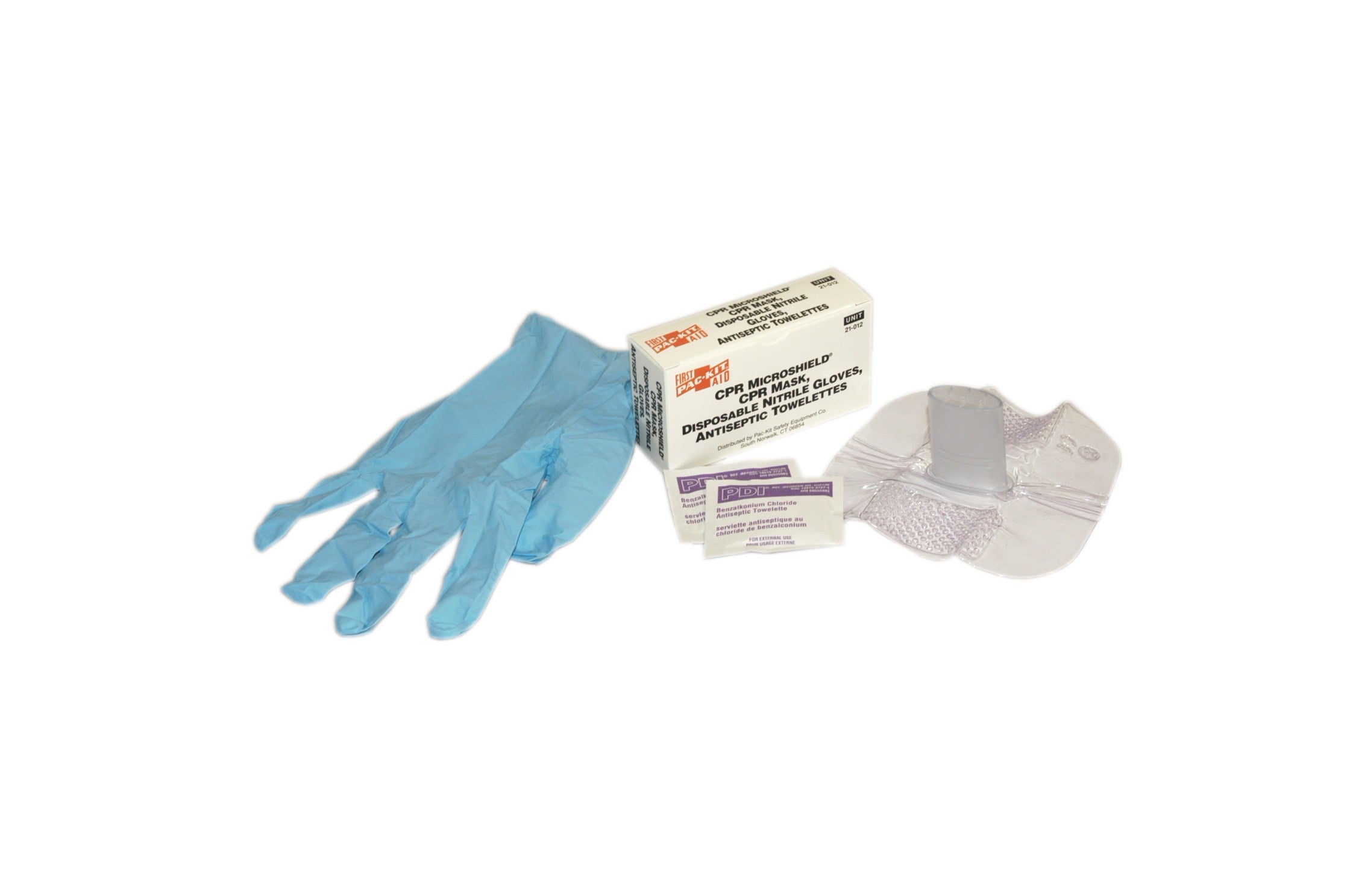 CPR Microshield, Gloves, Wipes