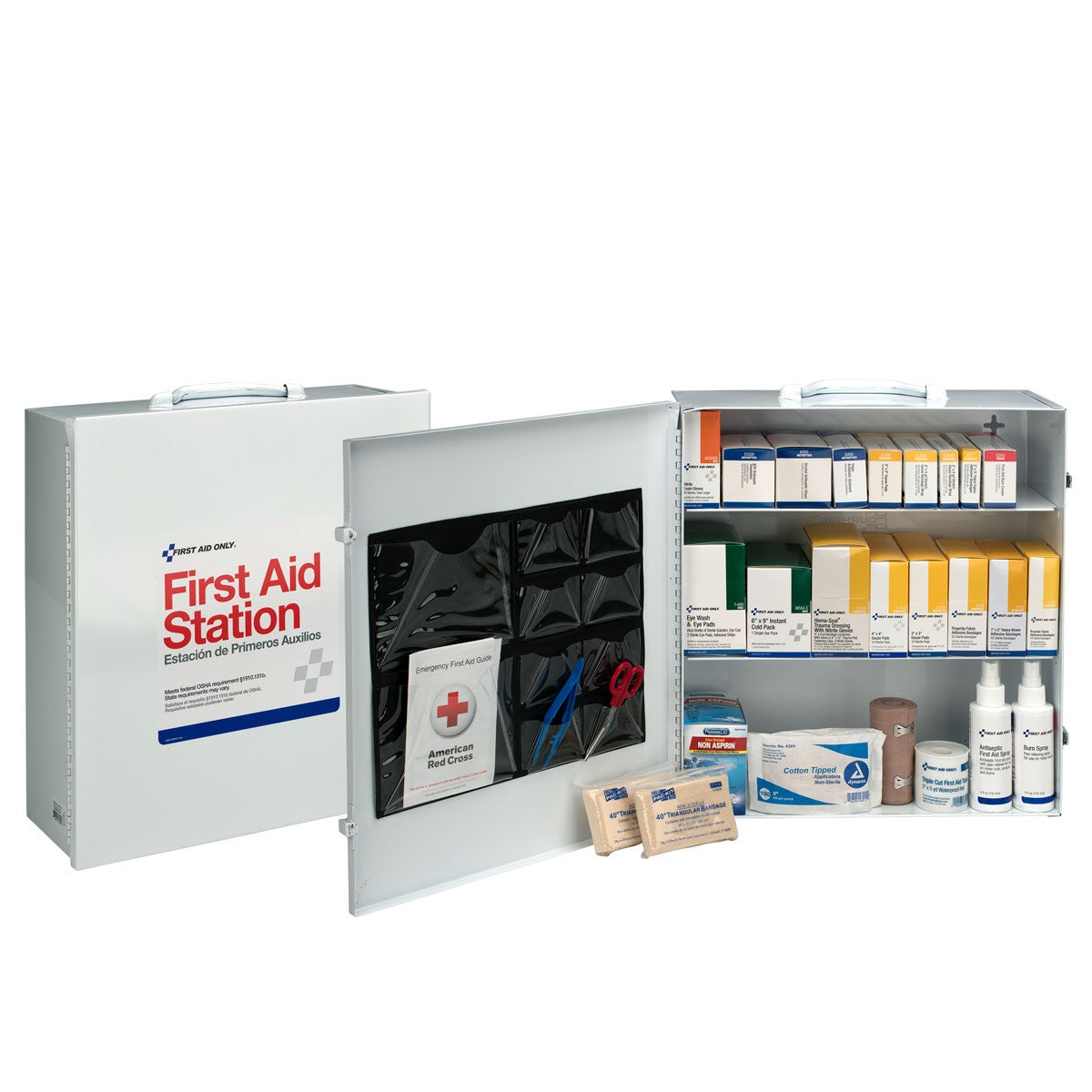 3 Shelf First Aid Metal Cabinet, Custom Logo