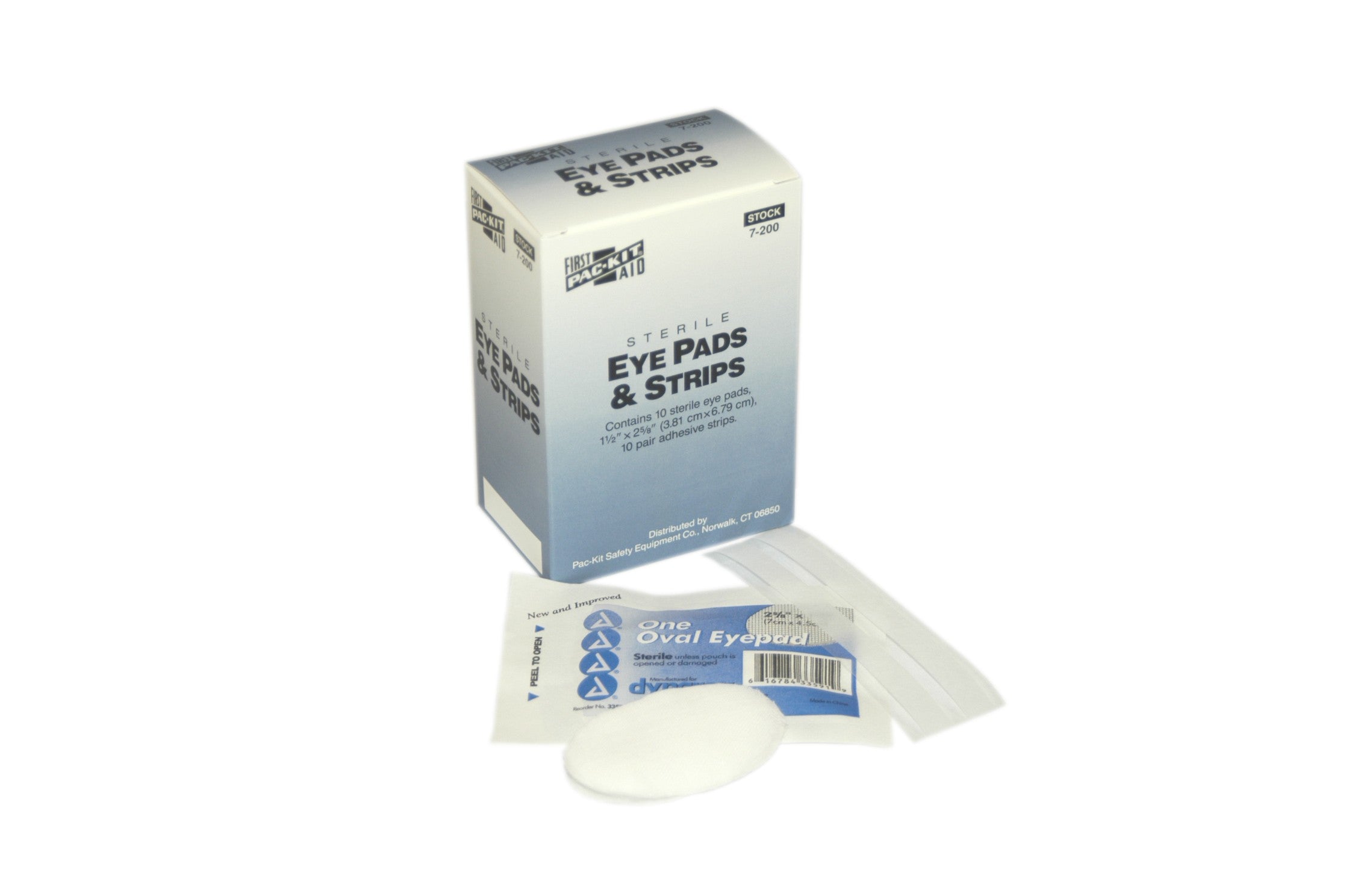 Sterile Eye Pads & Strips, 10/box