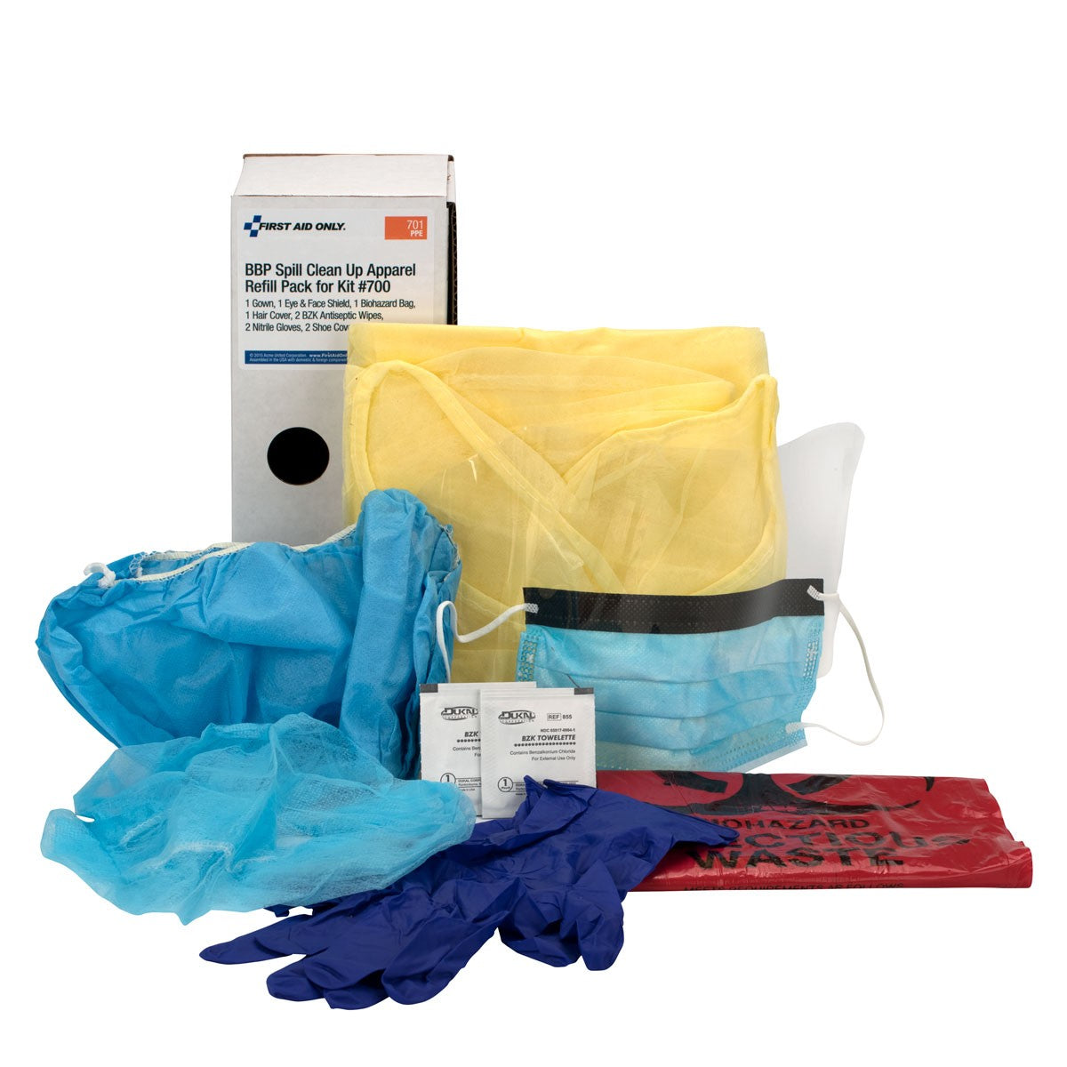 BBP Spill Clean Up Apparel Refill Pack for Kit #700