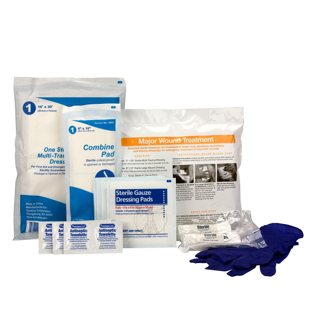 First Aid Triage Pack - Major Wound Treatment