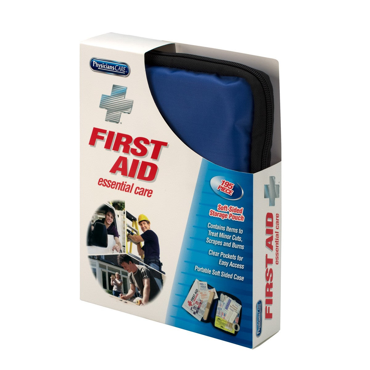 Soft Sided First Aid Kit: 195 Pieces