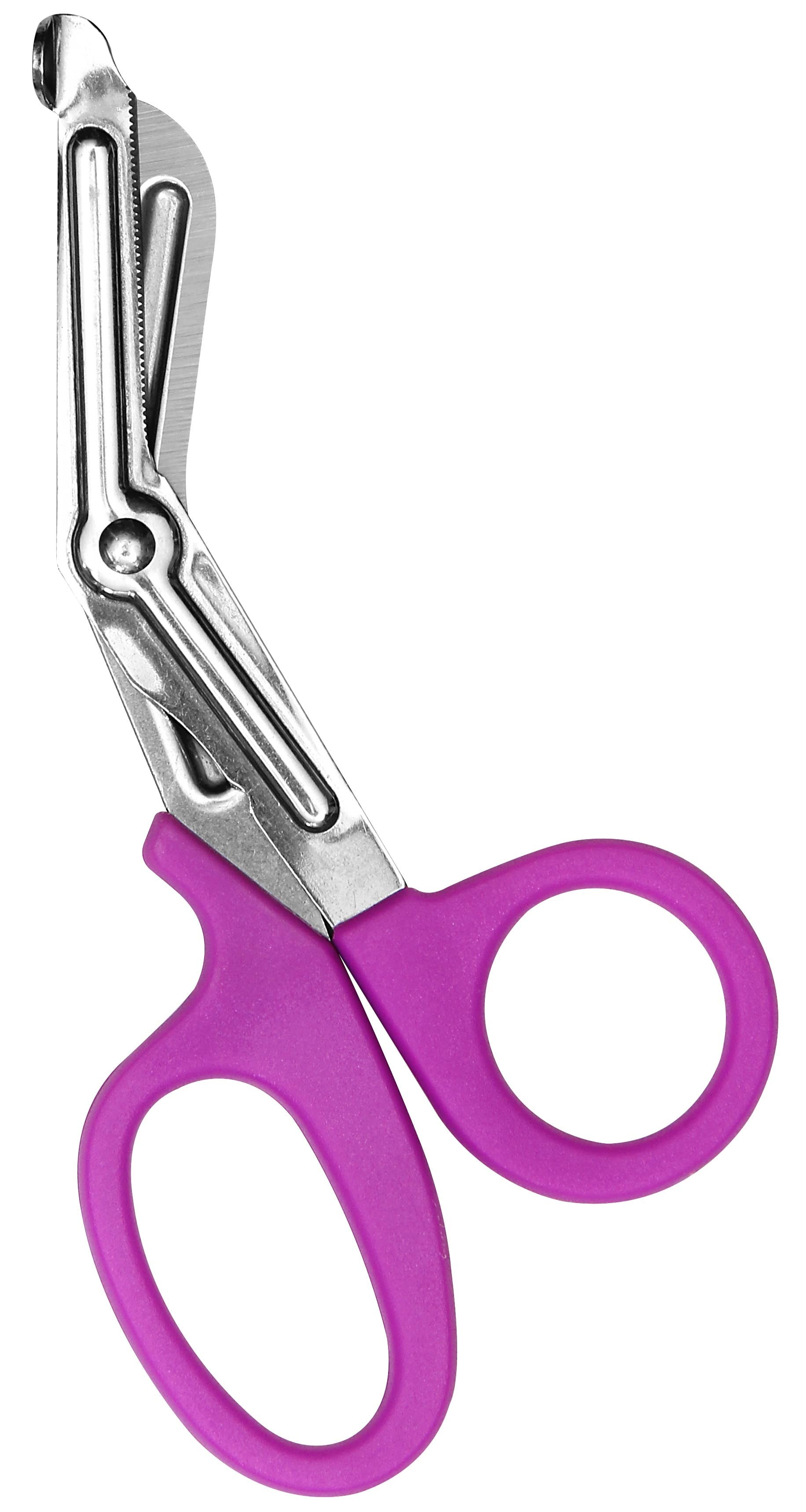 7" Stainless Steel Bandage Shears Purple Handle