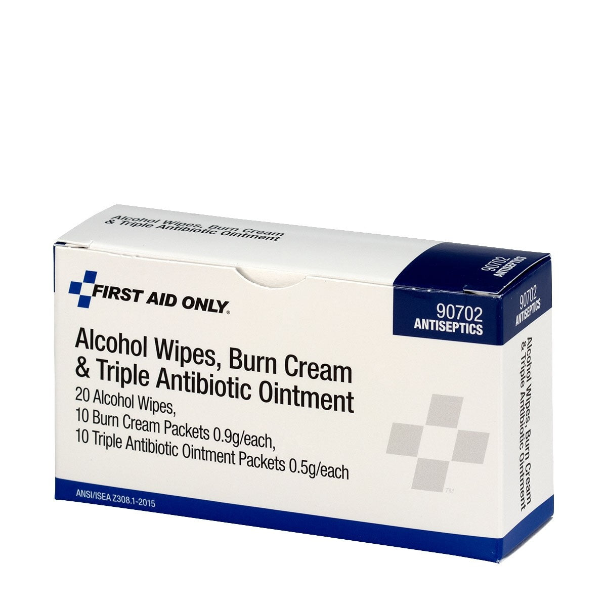 Antiseptic Unit (20 Alcohol Wipes, 10 Burn Cream, 10 Triple Antibiotic Ointments)