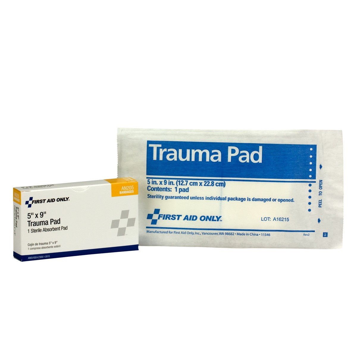 5"x9" Trauma Pad, 1/box