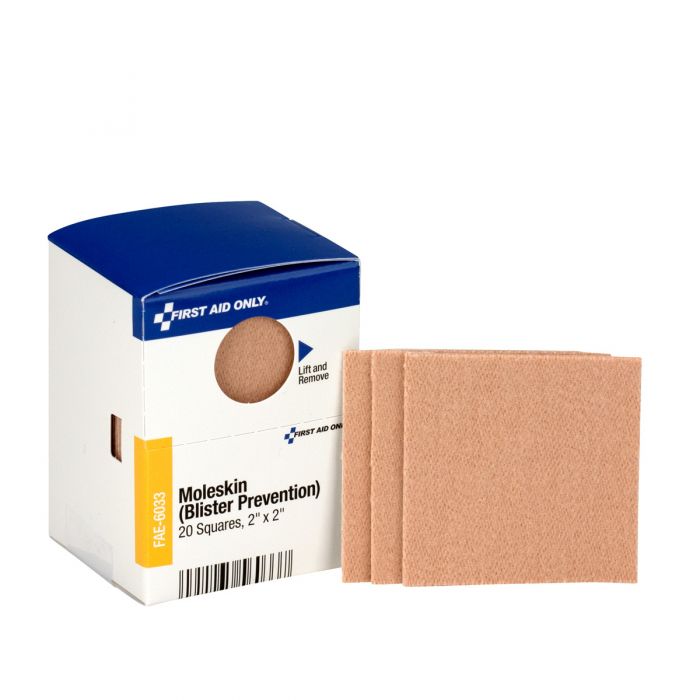 Smart Compliance Boxed Refill Moleskin Blister Bandages, 20/box