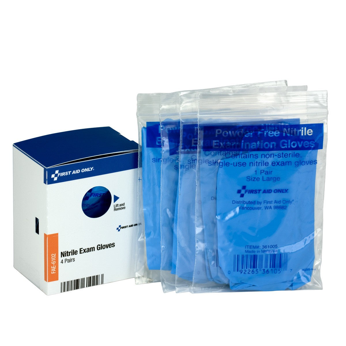 Smart Compliance Boxed Refill Nitrile Gloves, 8/box