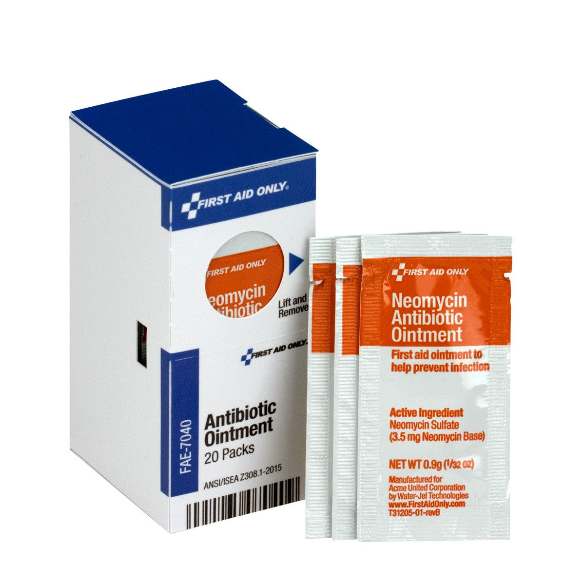 Smart Compliance Boxed Refill Antibiotic Ointment, 20/box