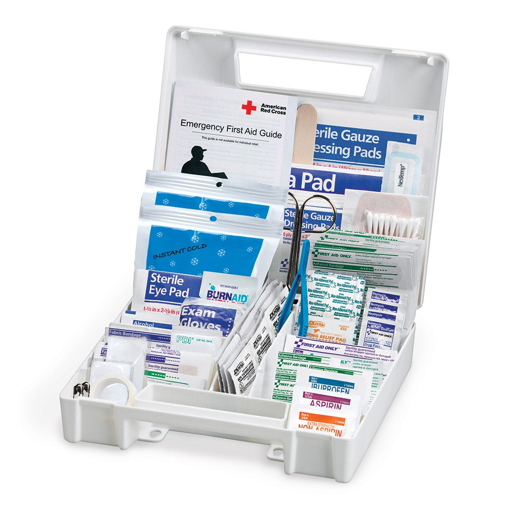 First Aid Kit, 181 Piece, Plastic Case