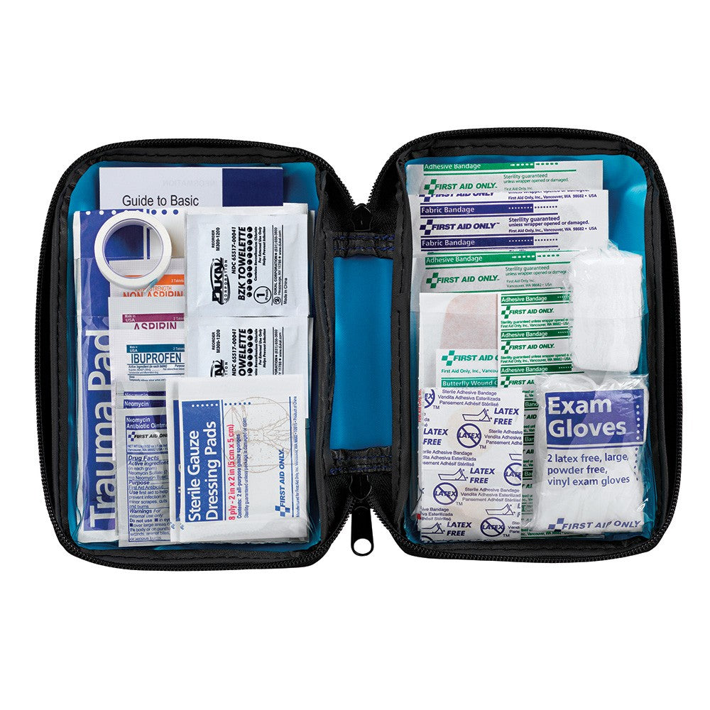 First Aid Kit, 81 Piece, Fabric Case