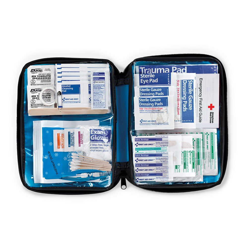 First Aid Kit, 131 Piece, Fabric Case