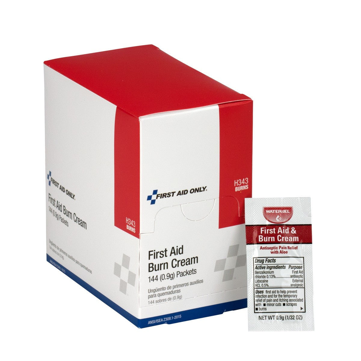 First Aid Burn Cream, 144/box