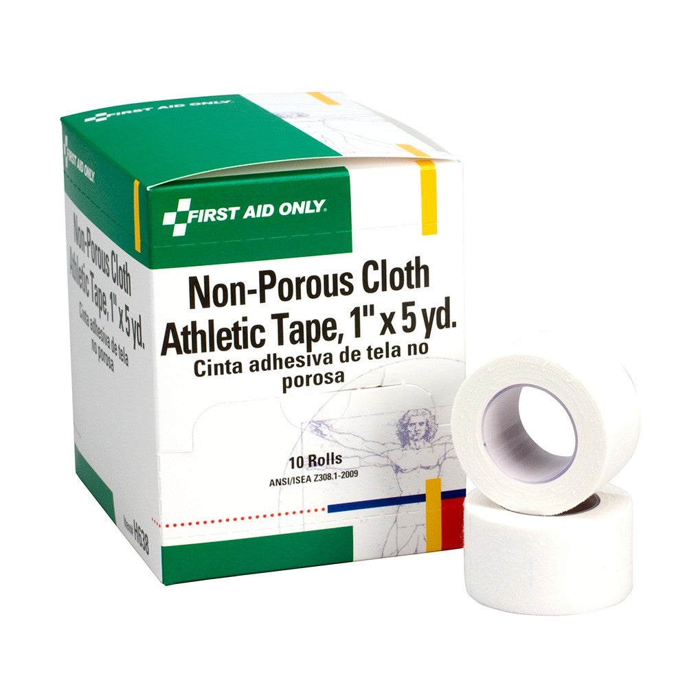 1"x5 yd. Cloth Athletic First Aid Tape, 10/box