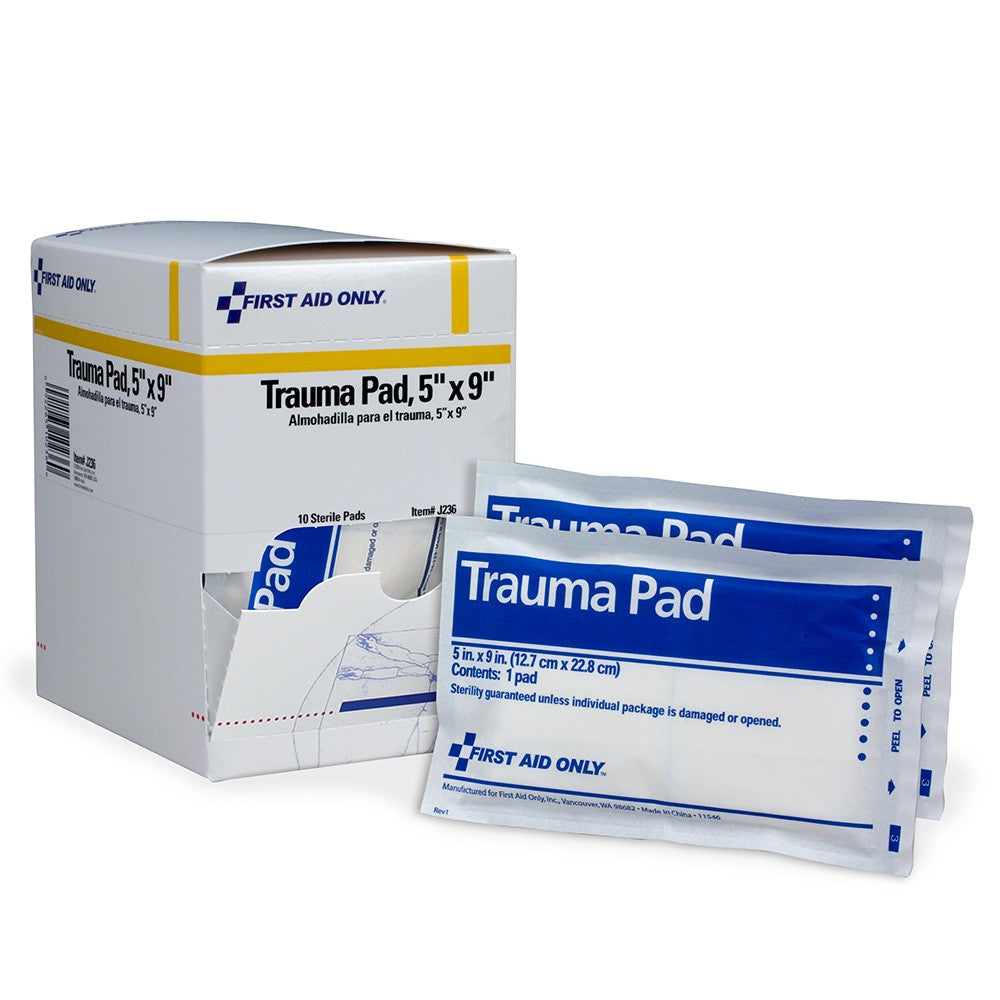 5"x9" Trauma Pad, 10/box