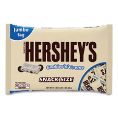 Snack Size Bars, Cookies n Creme, 17.1 oz Bag, 2/Pack, Ships in 1-3 Business Days