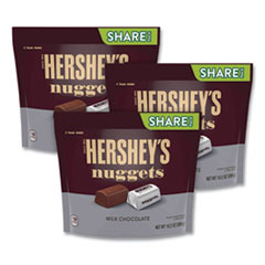 Nuggets Share Pack, Milk Chocolate, 10.2 oz Bag, 3/Pack, Ships in 1-3 Business Days