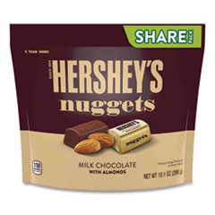 Nuggets Share Pack, Milk Chocolate with Almonds, 10.1 oz Bag, 3/Pack, Ships in 1-3 Business Days