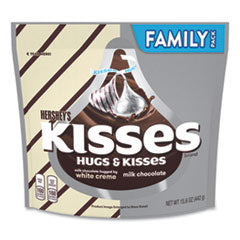 KISSES and HUGS Family Pack Assortment, 15.6 oz Bag, 3 Bags/Pack, Ships in 1-3 Business Days