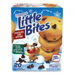 Little Bites Muffins, Chocolate Chip, 1.65 oz Pouch, 20 Pouches/Carton, Ships in 1-3 Business Days