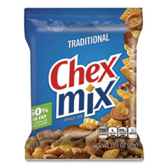 Traditional Snack Mix, 1.75 oz Snack Pack, 60 Packs/Carton