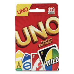 UNO Card Game, Ages 7 and Up, 108 Cards/Set