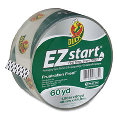 EZ Start Premium Packaging Tape, 3" Core, 1.88" x 60 yds, Clear