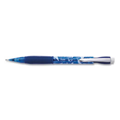 Icy Mechanical Pencil, 0.7 mm, HB (#2), Black Lead, Transparent Blue Barrel, Dozen