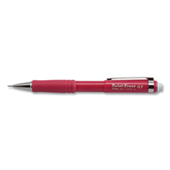 Twist-Erase III Mechanical Pencil, 0.7 mm, HB (#2), Black Lead, Red Barrel