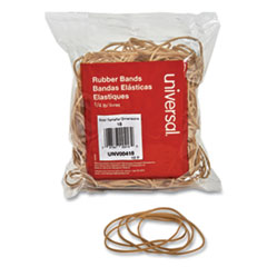 Rubber Bands, Size 18, 0.04" Gauge, Beige, 4 oz Box, 400/Pack