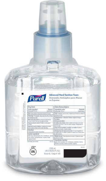 PURELL® Advanced Instant Hand Sanitizer Foam - 1200 mL - LTX-12™