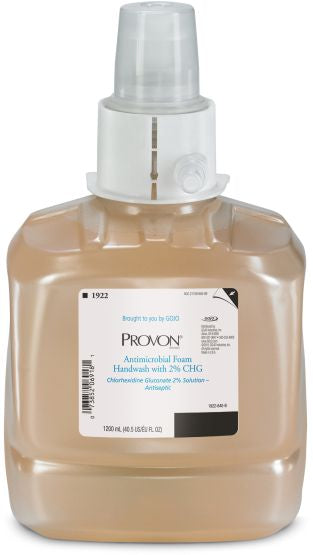 PROVON® Foaming Antimicrobial Skin Cleanser with 2% CHG - 1200 mL - LTX-12™