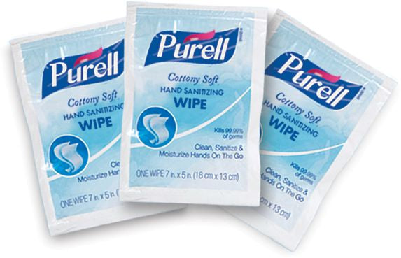 PURELL® Hand Sanitizing Wipes - Cottony Soft Singles Individually Wrapped Wipes - 1000 Ct Value Packed Case