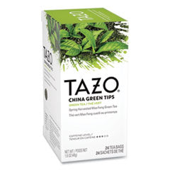 Tea Bags, China Green Tips, 24/Box