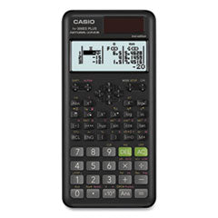 FX-300ES Plus 2nd Edition Scientific Calculator, 16-Digit LCD, Black