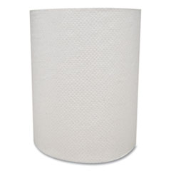 Morsoft Universal Roll Towels, 1-Ply, 7.8" x 600 ft, White, 12 Rolls/Carton