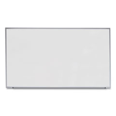 Deluxe Melamine Dry Erase Board, 72 x 48, Melamine White Surface, Silver Anodized Aluminum Frame