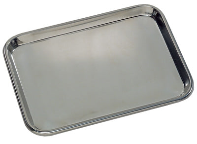 Flat Type Instrument Stainless Steel Tray 13-5/8 X 9-3/4" Grafco