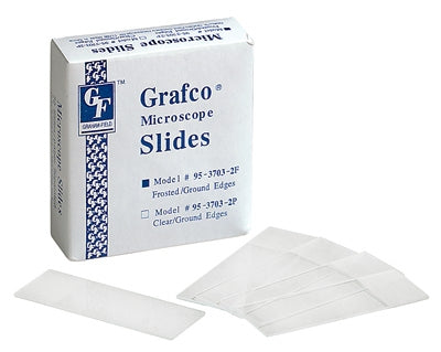 Grafco® Microscope Slides, Frosted, 3"x1"