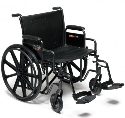 Wheelchair Traveler® HD 20X18 Detachable Full Arm, Swingaway Footrest