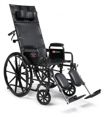 Advantage Recliner, 18" x 17", Full Arm, Elevating Legrest